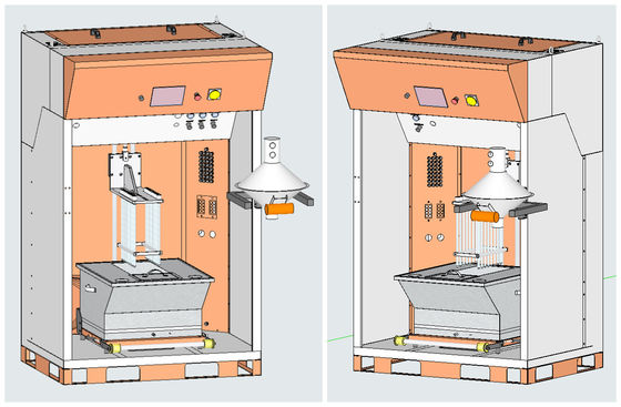 L'équipement électrostatique 110v 220v d'alimentation de poudre de machine de revêtement a adapté la tension aux besoins du client
